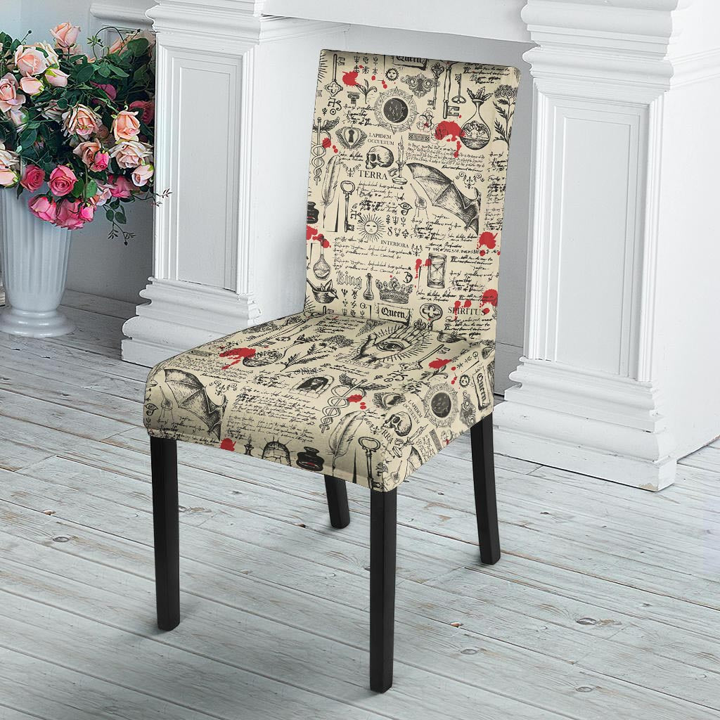 Alchemy Witchcraft Gothic Chair Cover-grizzshop