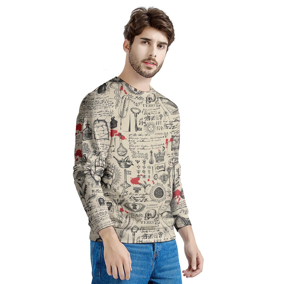 Alchemy Witchcraft Gothic Men's Sweatshirt-grizzshop