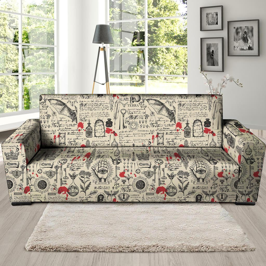 Alchemy Witchcraft Gothic Sofa Cover-grizzshop