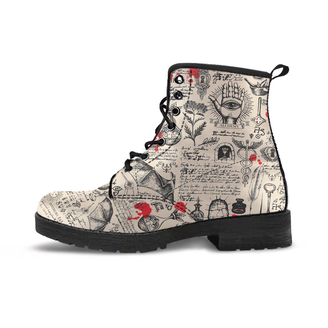 Alchemy Witchcraft Gothic Women's Boots-grizzshop