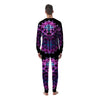 Alien Crystal Diamond Flower Print Men's Pajamas-grizzshop