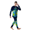 Alien Invasion And Earth Print Men's Pajamas-grizzshop