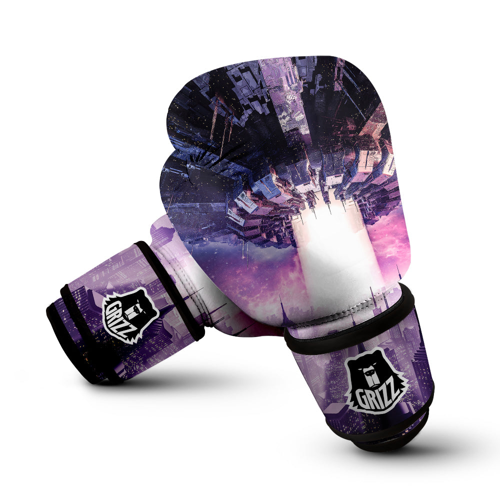 Alien Invasion Print Boxing Gloves-grizzshop