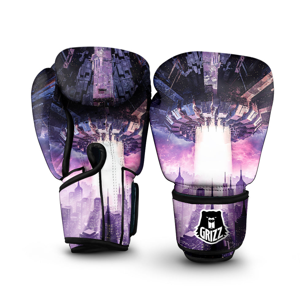 Alien Invasion Print Boxing Gloves-grizzshop