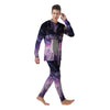 Alien Invasion Print Men's Pajamas-grizzshop