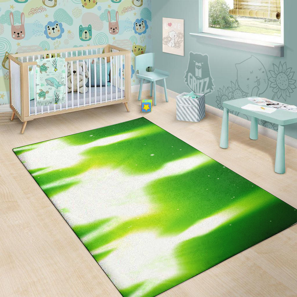 Alien Light Green Print Floor Mat-grizzshop