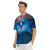 Alien Machines Print Men's Short Sleeve Shirts-grizzshop