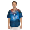 Alien Machines Print Men's Short Sleeve Shirts-grizzshop