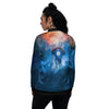 Alien Machines Print Women's Bomber Jacket-grizzshop