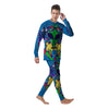 Alien Summer Beach Print Men's Pajamas-grizzshop