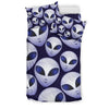 Alien Ufo Pattern Print Duvet Cover Bedding Set-grizzshop