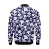 Alien Ufo Pattern Print Men's Bomber Jacket-grizzshop