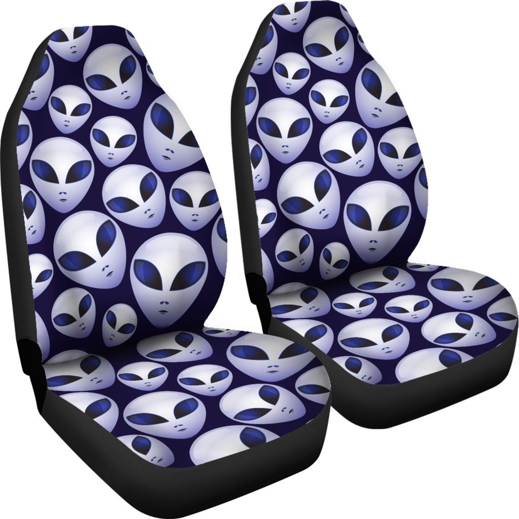 Alien Ufo Pattern Print Universal Fit Car Seat Cover-grizzshop
