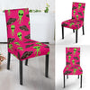 Alien Ufo Pink Pattern Print Chair Cover-grizzshop