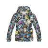 Alien Ufo Psychedelic Pattern Print Men Pullover Hoodie-grizzshop