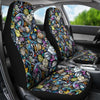 Alien Ufo Psychedelic Pattern Print Universal Fit Car Seat Cover-grizzshop