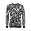 Alien Ufo Psychedelic Pattern Print Women's Sweatshirt-grizzshop