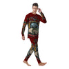 Aliens Area 51 Print Men's Pajamas-grizzshop