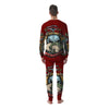 Aliens Area 51 Print Men's Pajamas-grizzshop