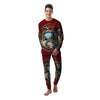 Aliens Area 51 Print Men's Pajamas-grizzshop