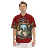 Aliens Area 51 Print Men's Short Sleeve Shirts-grizzshop