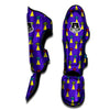 Aliens UFO Pixel Print Pattern Muay Thai Shin Guards-grizzshop