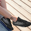 All Seeing Eye Black And Silver Print Black Low Top Shoes-grizzshop