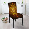 All Seeing Eye Gold Print Dining Chair Slipcover-grizzshop