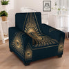 All Seeing Eye Masonic Print Armchair Slipcover-grizzshop