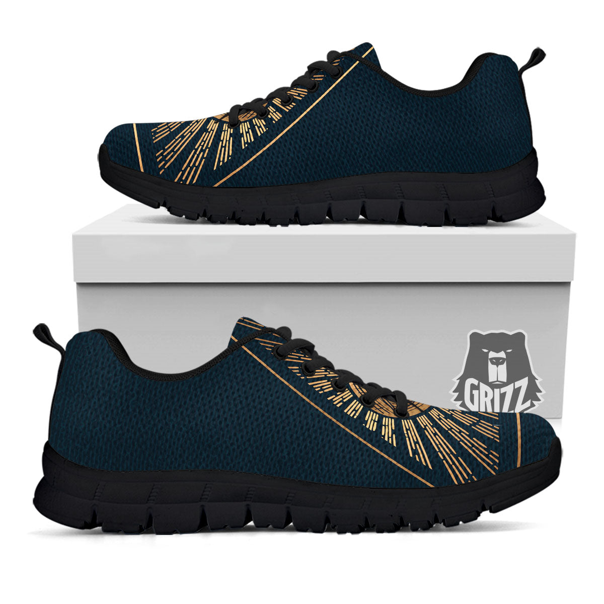 All Seeing Eye Masonic Print Black Sneaker-grizzshop