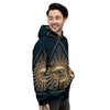 All Seeing Eye Masonic Print Men's Hoodie-grizzshop