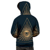 All Seeing Eye Masonic Print Men's Hoodie-grizzshop