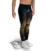 All Seeing Eye Masonic Print Men's Leggings-grizzshop