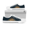 All Seeing Eye Masonic Print White Low Top Shoes-grizzshop