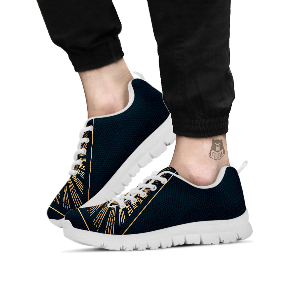 All Seeing Eye Masonic Print White Sneaker-grizzshop
