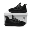 All Seeing Eye Sun Print Black Athletic Shoes-grizzshop