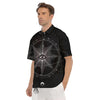 All Seeing Eye Sun Print Men's Short Sleeve Shirts-grizzshop