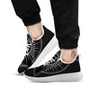 All Seeing Eye White And Black Print White Athletic Shoes-grizzshop