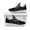 All Seeing Eye White And Black Print White Athletic Shoes-grizzshop