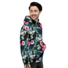 Aloha Flamingo Tropical Print Pattern Men's Hoodie-grizzshop