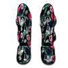 Aloha Flamingo Tropical Print Pattern Muay Thai Shin Guards-grizzshop