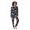 Aloha Flamingo Tropical Print Pattern Women's Pajamas-grizzshop