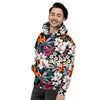 Aloha Flower Tropical Print Pattern Men's Hoodie-grizzshop