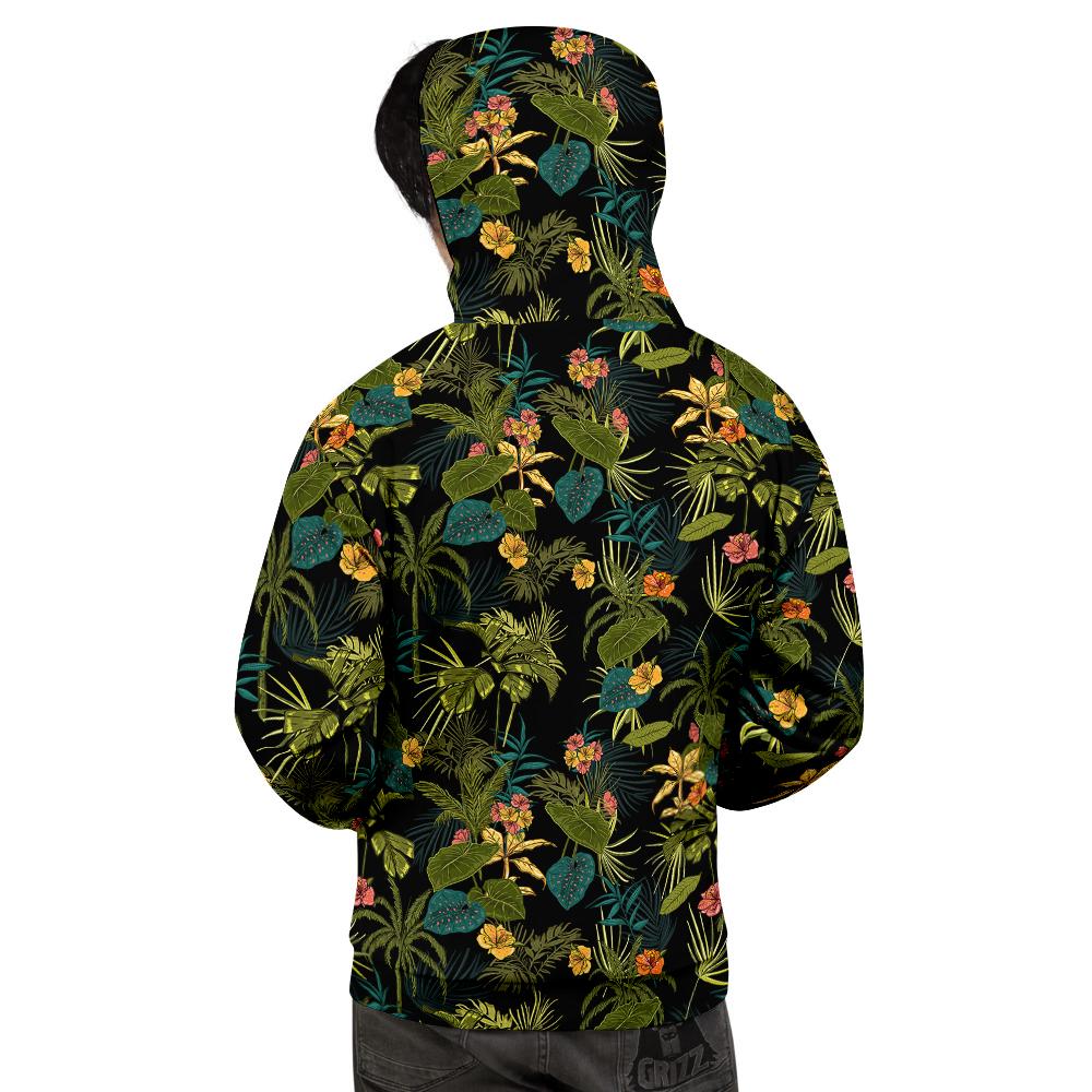 Aloha Hibiscus Tropical Print Pattern Men's Hoodie-grizzshop