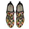 Aloha Pineapple Tropical Print Pattern Tropical Black Athletic Shoes-grizzshop