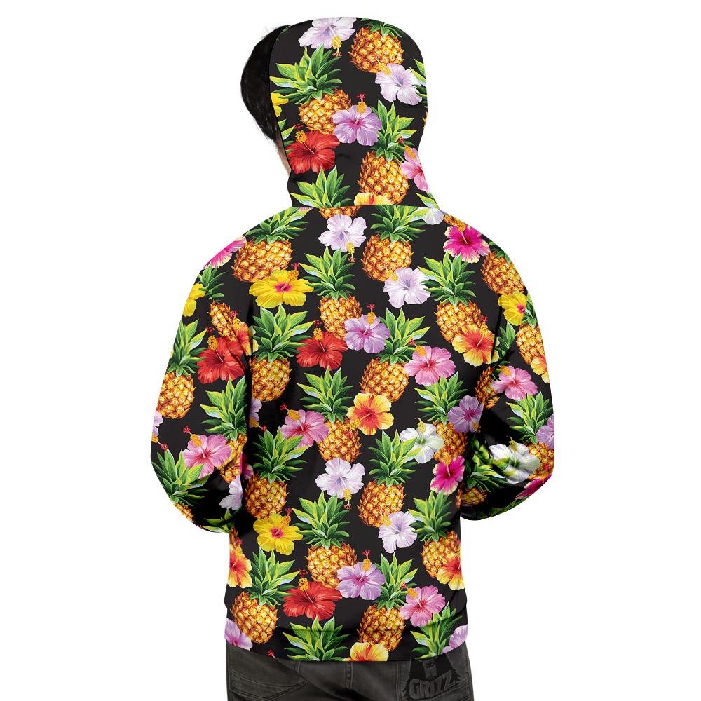 Aloha Pineapple Tropical Print Pattern Tropical Men's Hoodie-grizzshop