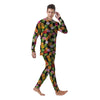 Aloha Pineapple Tropical Print Pattern Tropical Men's Pajamas-grizzshop