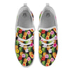 Aloha Pineapple Tropical Print Pattern Tropical White Athletic Shoes-grizzshop