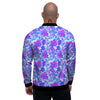 Aloha Psychedelic Tropical Print Pattern Men's Bomber Jacket-grizzshop