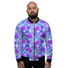 Aloha Psychedelic Tropical Print Pattern Men's Bomber Jacket-grizzshop